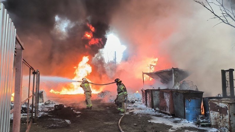 Пожар в Краснооктябрьском районе г.Волгограда ликвидирован